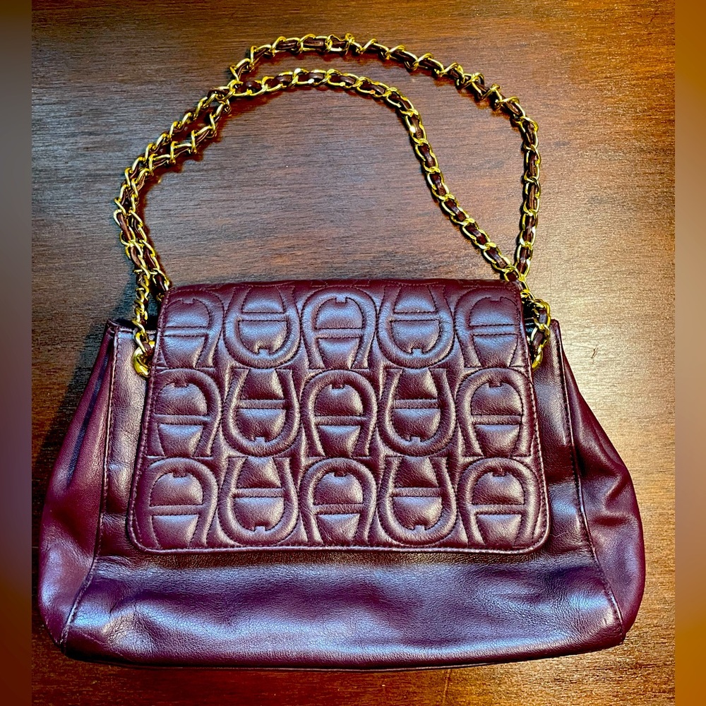 Etienne Aigner Quilted Chain Purse